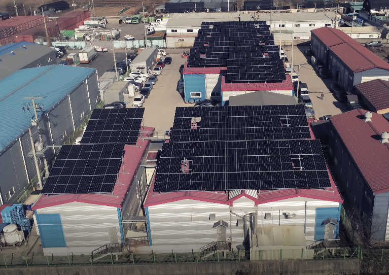 파란들 태양광발전소 (199.8kw)