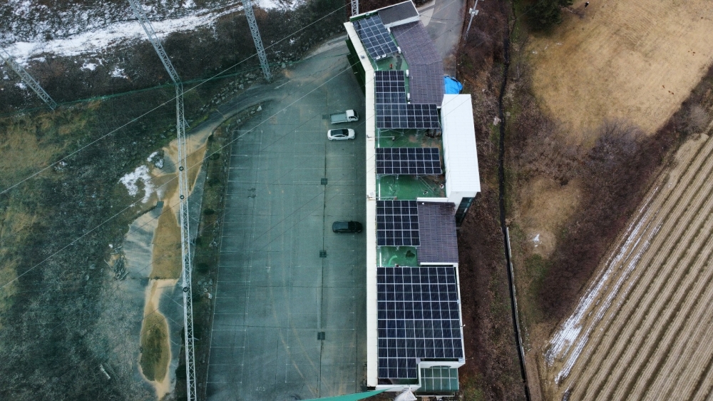 개미 태양광발전소(74.4kw)