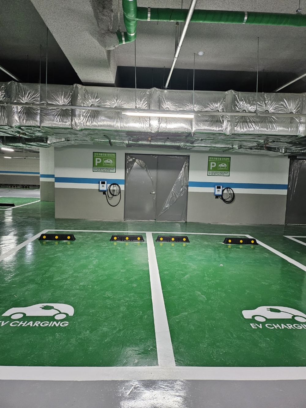전기차 충전기 설치 (7KW 2대)